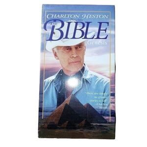The Bible Genesis VHS Charlton Heston NEW SEALED